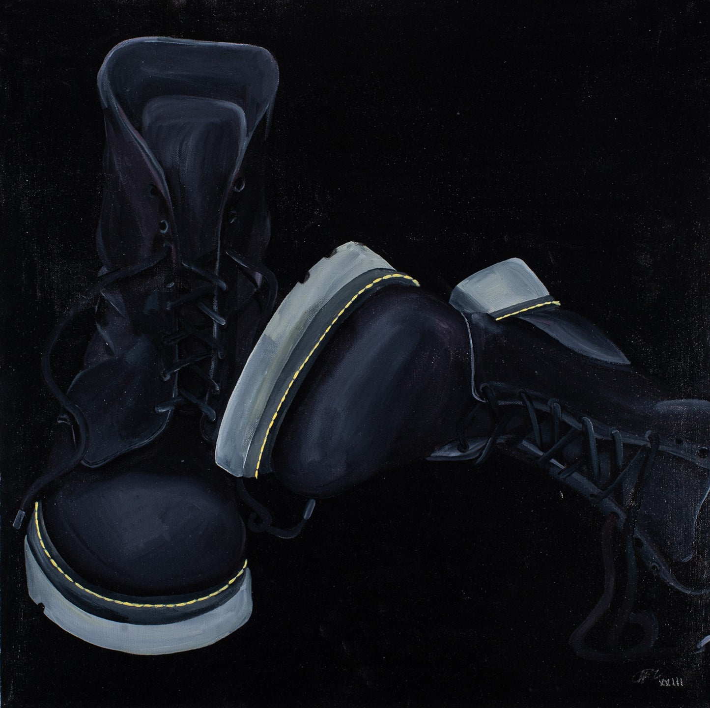 Combat Boots III - 24" x 24"