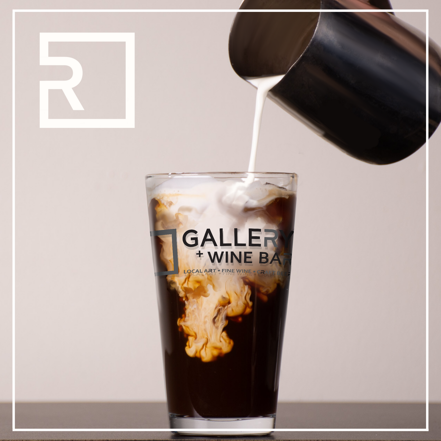 R Gallery Coffee Pour