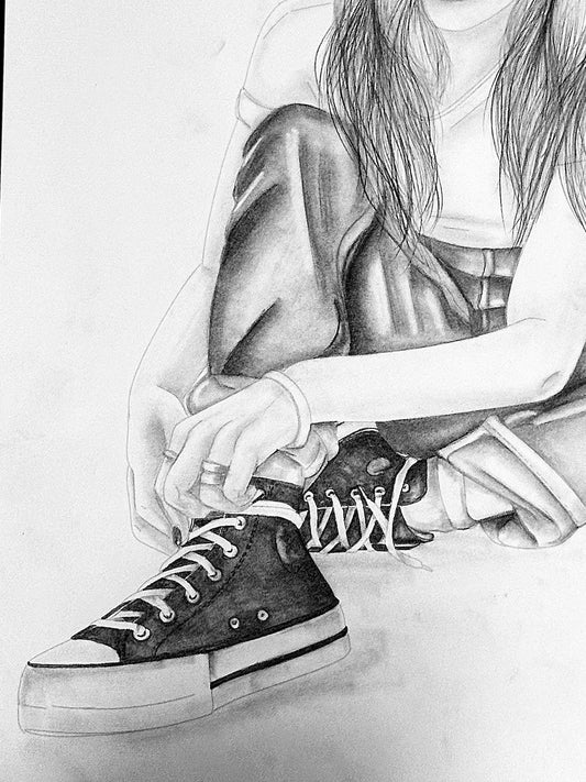 Converse in Graphite II