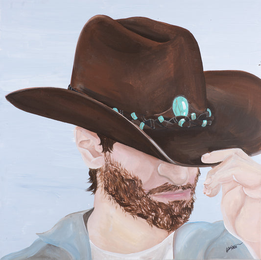 Cowboy II - 24" x 24"