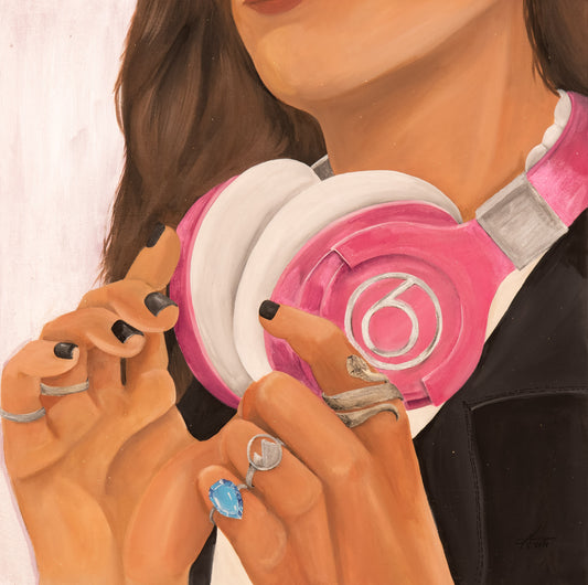 Headphones I- 24" x 24"