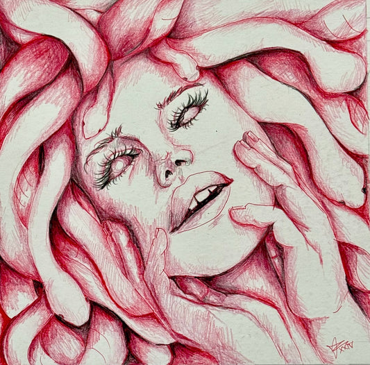 Medusa In Red