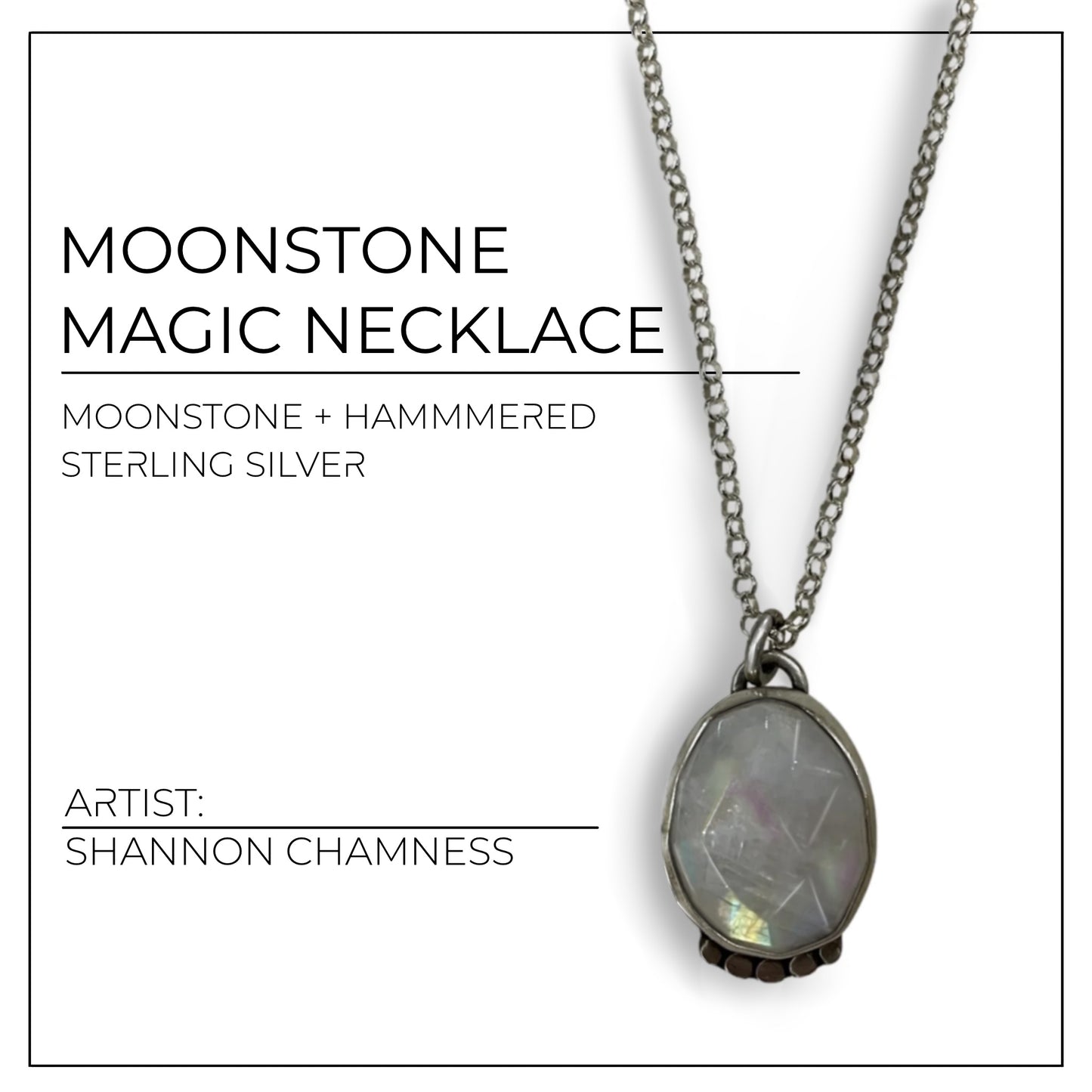 Moonstone Magic Necklace by Shannon Chamness