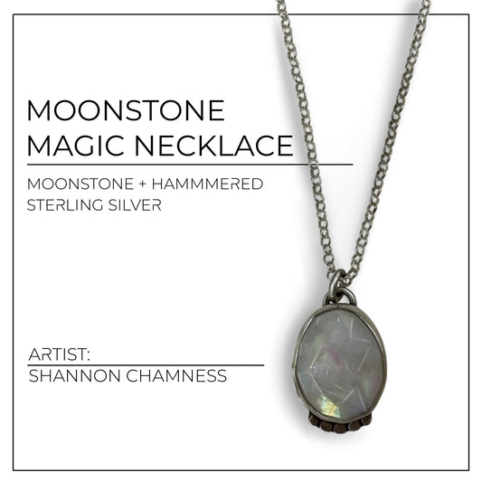 Moonstone Magic Necklace by Shannon Chamness
